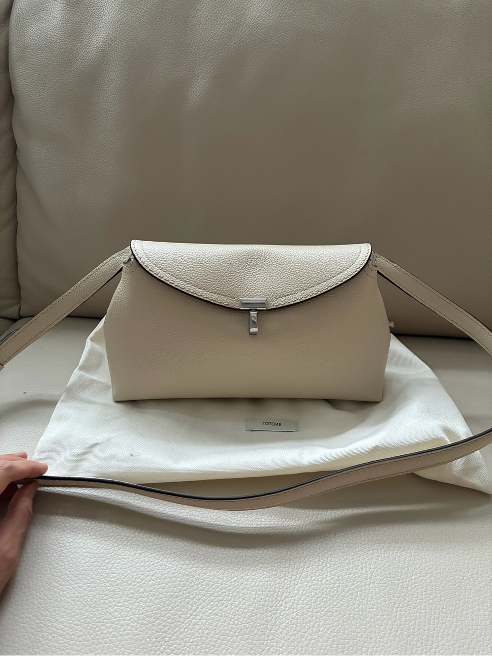 NWT Toteme T-lock clutch bag